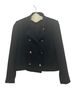 Zara Solid Black Gold Jacket Size S - photo 5