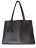 Tory Burch 100% Leather Black Leather Tote One size - photo 1