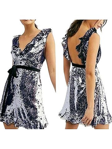 Free People Sequin Siren Cocktail Dress (view 1)