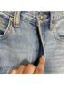 SLVRLAKE 100% Cotton Solid Blue Jeans Size 27 waist - photo 11