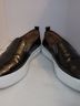 Halogen 100% Patent Leather Solid Green White Sneakers Size 7 1/2 - photo 7