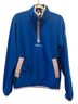 Adidas 100% Polyester Solid Floral Graphic Blue Pink Yellow Pullover Sweater Size S - photo 1