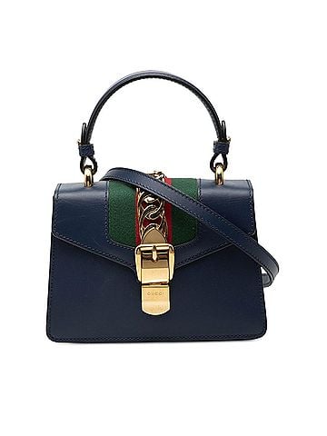 Gucci Mini Leather Sylvie Satchel (view 1)