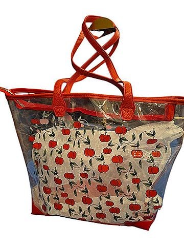 Ed Hardy EHPVC1: RED CHERRIES Leather Tote (view 2)