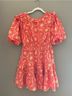 Walter Baker Floral Orange Pink Casual Dress Size M - photo 4