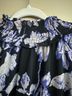 o.p.t 100% Polyester Floral Purple Black Cocktail Dress Size S - photo 9