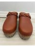Mia 100% Leather Brown Mule/Clog Size 6 - photo 10