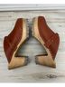 Mia 100% Leather Brown Mule/Clog Size 6 - photo 6