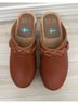 Mia 100% Leather Brown Mule/Clog Size 6 - photo 3
