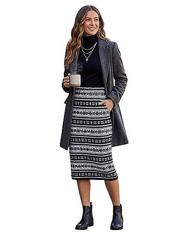 Lauren by Ralph Lauren Fair Isle Wool Skirt (view 1)