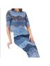 Sandro Blue Short Sleeve Blouse Size XS - photo 4