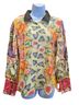 Aratta Silent Journey 100% Viscose Floral Multi Color Button-Down Shirt Size S - photo 4