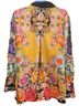 Aratta Silent Journey 100% Viscose Floral Multi Color Button-Down Shirt Size S - photo 5