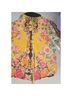 Aratta Silent Journey 100% Viscose Floral Multi Color Button-Down Shirt Size S - photo 9