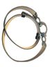 Chico's 100% Faux Leather Solid Black Silver Belt Size M - photo 5