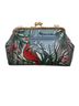 Anuschka 100% Leather Floral Green Red Leather Satchel One size - photo 2