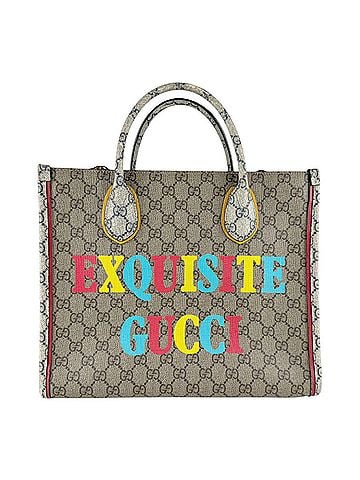 Gucci Gucci handbag/shoulder bag, GG Supreme canvas, brown, navy, gold, women's, 680956 z9596 (view 1)