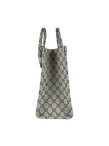 Gucci Gucci handbag/shoulder bag, GG Supreme canvas, brown, navy, gold, women's, 680956 z9596 (view 2)