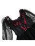Dolls Kill Black Red Cocktail Dress Size XXS - photo 2