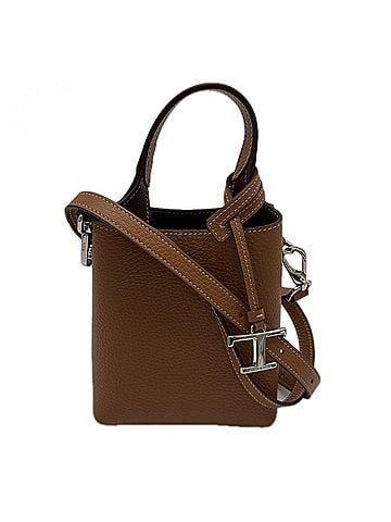 Tod's TOD’S (Tod's) Leather Bag Micro XBWAPAT9000 2-way Handbag Brown Women's (view 1)