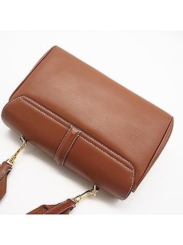 Céline CELINE TEEN 16 SOFT Shoulder Bag 116443CR4 04LU - Brown Calf Leather for Women (view 2)