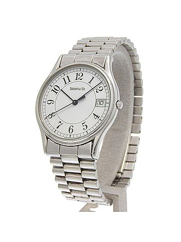 Tiffany & Co. Tiffany & Co. Classic Watch, Stainless Steel, Quartz, Analog, White Dial, Unisex (view 2)