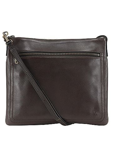 Louis Vuitton Louis Vuitton Pochette Shawny MM Shoulder Bag, Utah, M93453, Leather, Cafe, 2003 Model, Brown, LM0063, A4 Size, Men's. (view 1)