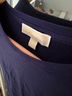 Michael Kors Blue Short Sleeve Blouse Size M - photo 4