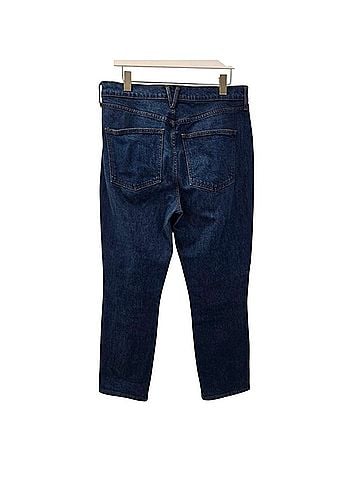 Veronica Beard Alenah Slim Straight High Rise Jeans (view 2)