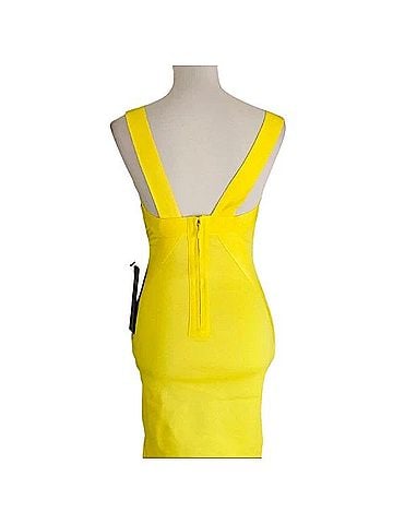 Wow Couture V Neck Bandage Mini Dress Cocktail Dress (view 2)