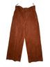 Sézane 100% Leather Brown Casual Pants Size 8 - photo 1