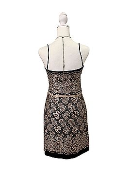 knee length dresses for ladies Linen Sleeveless Midi Dress Natural Stripe / S / 100% French Linen