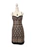 Nine West 100% Polyester Gold Purple Cocktail Dress Size 4 - photo 1