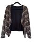 Karina Grimaldi Zebra Print Multi Color Cardigan Size M - photo 1