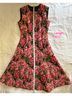 Escada Floral Multi Color Cocktail Dress Size 32 - photo 6