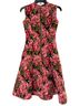 Escada Floral Multi Color Cocktail Dress Size 32 - photo 2