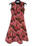 Escada Floral Multi Color Cocktail Dress Size 32 - photo 1
