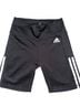 Adidas Solid Black White Athletic Shorts Size M - photo 1