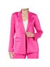 The Drop 97% Polyester 3% Elastane 100% Polyester Solid Pink Blazer Size XL - photo 1