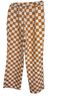 Cider Checkered-gingham Orange White Casual Pants Size M - photo 2
