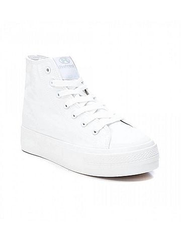 XTI Women's Canvas High-Top Sneakers (view 2)