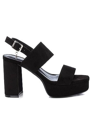 XTI Women's Heeled Suede Sandals (view 1)