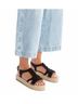 XTI Black Women's Flat Sandals Size 6 - photo 5