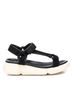 XTI Black Women's Flat Sandals Size 9 1/2 - photo 1