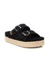 XTI Black Women's Flat Sandals Size 6 - photo 2