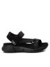 XTI Black Women's Suede Sandals Size 6 - photo 1