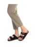 XTI Black Women's Flat Sandals Size 6 - photo 5
