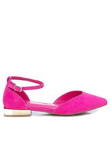 XTI Women's Suede Pointy Toe Ballet Flats (view 1)