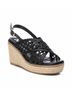 XTI Black Women's Wedge Sandals Size 9 1/2 - photo 2