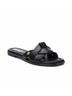 XTI Black Women's Flat Sandals Size 5 1/2 - photo 2